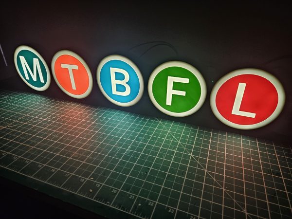 Sydney Transport Roundels Table Light