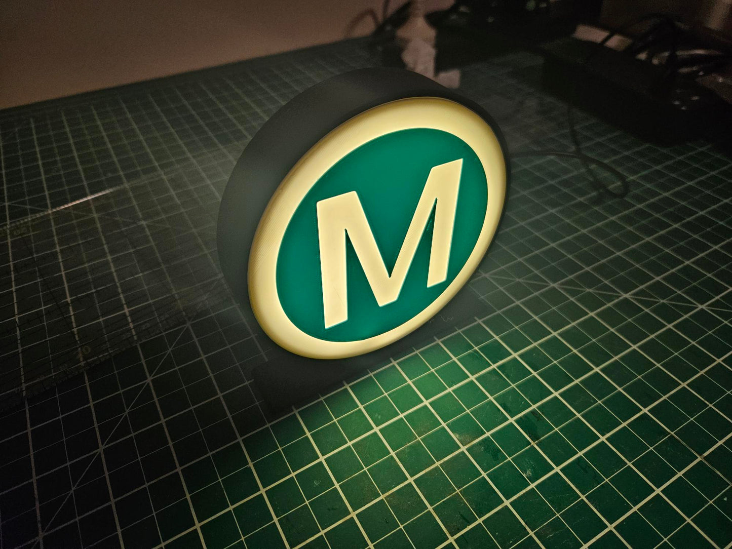 Sydney Transport Roundels Table Light