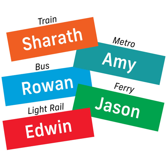 Personalised Sydney Station Sign: Train, Metro, Light Rail, Bus, Ferry