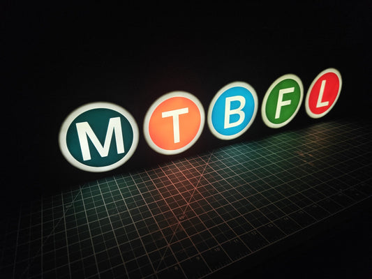 Sydney Transport Roundels Table Light